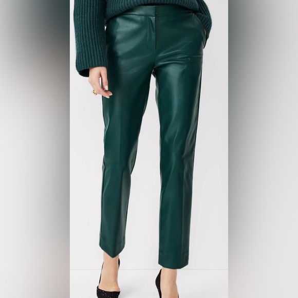 Ann Taylor Pants - High Waist Faux Leather Pants - Ann Taylor size 2